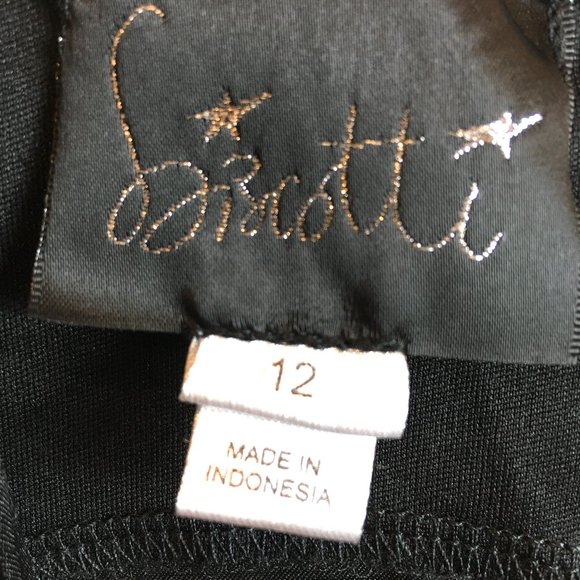 Biscotti Roaring 20's Style Blk Sequin & Satin Girls Party Dress Sz 12 - Picture 7 of 10